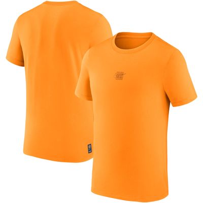 Men's Nike Orange Barcelona Club Swoosh T-Shirt