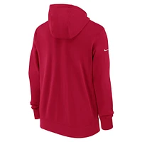 Men's Nike  Red Barcelona Club Fleece Full-Zip Hoodie