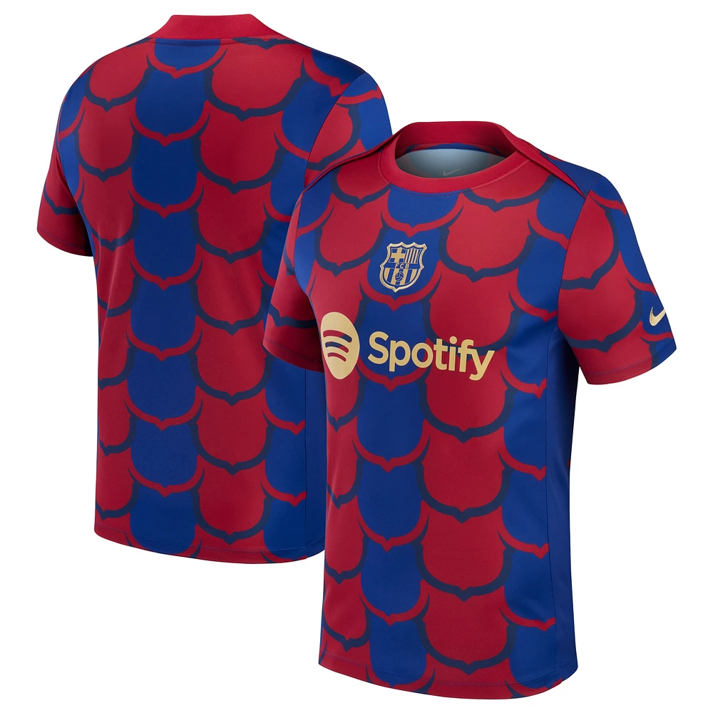 Men's Nike Royal Barcelona 2023/24 Drac Pack Academy Pro Pre-Match Top