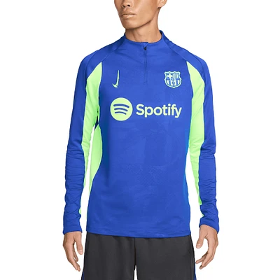 Haut d'entraînement Nike Royal Barcelona 2024/25 Third Strike pour homme