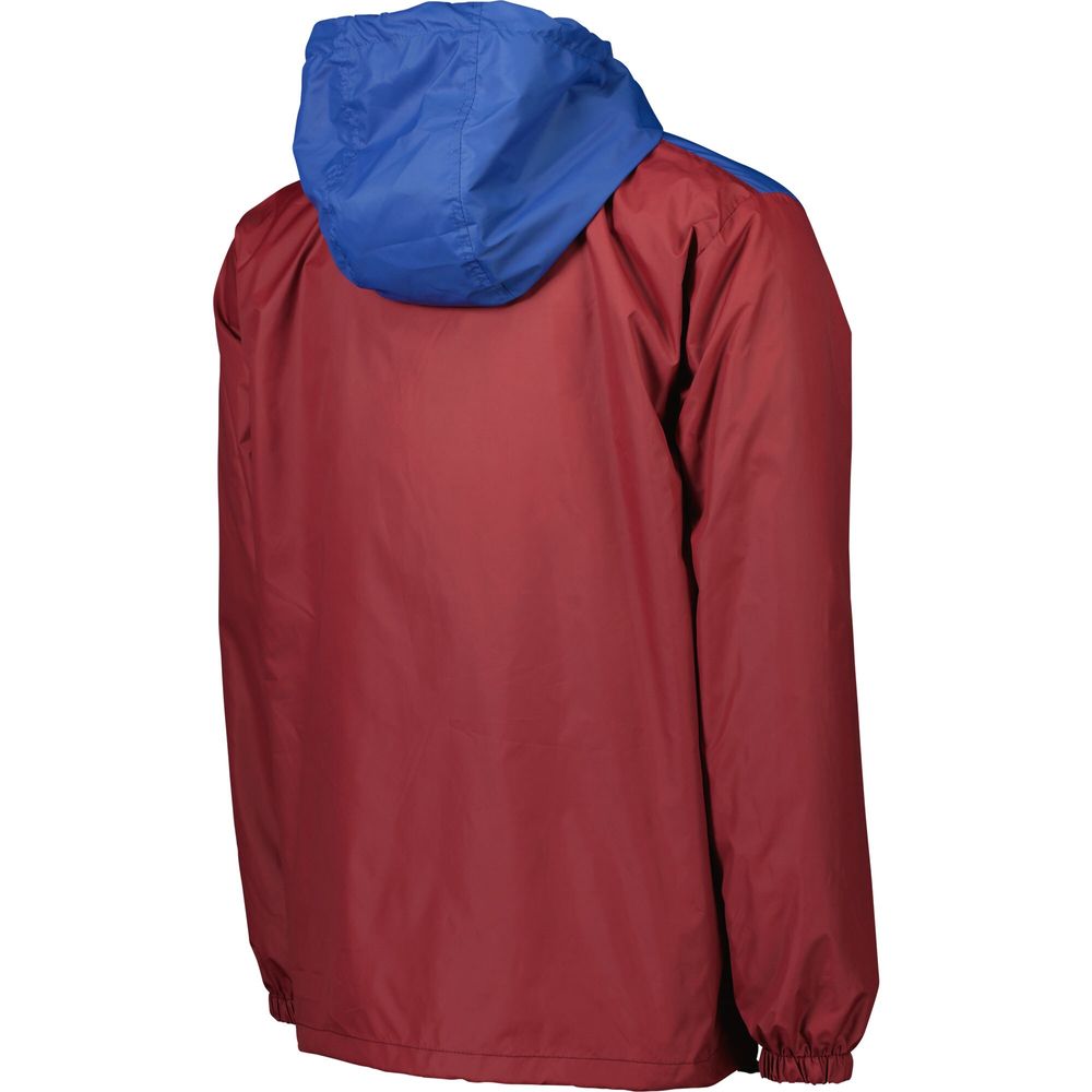 Men's Red/Blue Barcelona Retro Anorak Half-Zip Top