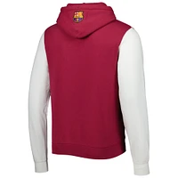 Sweat à capuche Barcelona Pride rouge/blanc pour homme