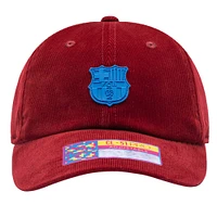 Casquette réglable Barcelona Casuals Classic rouge pour homme