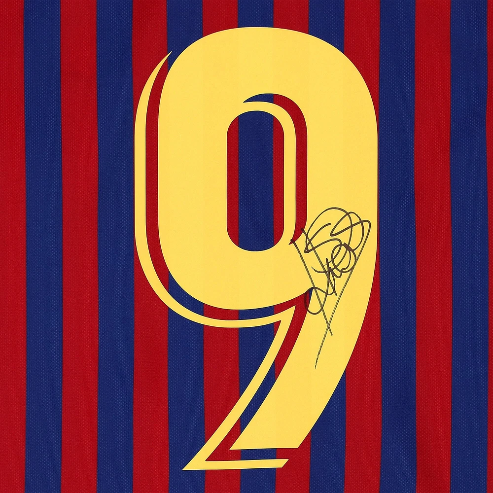 Patrick Kluivert Barcelona Autographed 2018-19 Home Jersey
