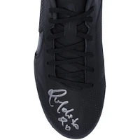 Ronaldinho Barcelona Autographed Tiempo Black Nike Soccer Cleat - BAS