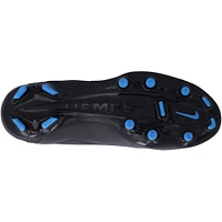 Ronaldinho Barcelona Autographed Tiempo Black Nike Soccer Cleat - BAS