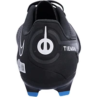Ronaldinho Barcelona Autographed Tiempo Black Nike Soccer Cleat - BAS
