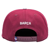 Unisex Red Barcelona Offshore Snapback Hat