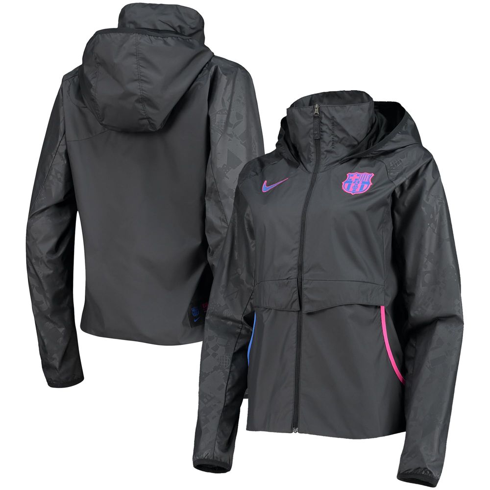 Nike Women's Nike Black Barcelona AWF Raglan Full-Zip Jacket | Bramalea  City Centre