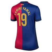 Women's Nike Lamine Yamal Royal Barcelona 2024/25 Home Replica Player Jersey