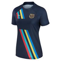 Women's Nike Navy Barcelona 2022/23 Pre-Match AWAY Performance Top