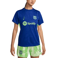 Women's Nike  Royal Barcelona 2024/25 Academy Pro Pre-Match Top