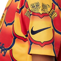 Youth Nike Gold Barcelona 2023/24 Drac Pack Academy Pro Pre-Match Top