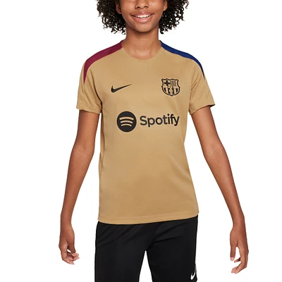 Youth Nike  Gold Barcelona 2024/25 Strike Training Top