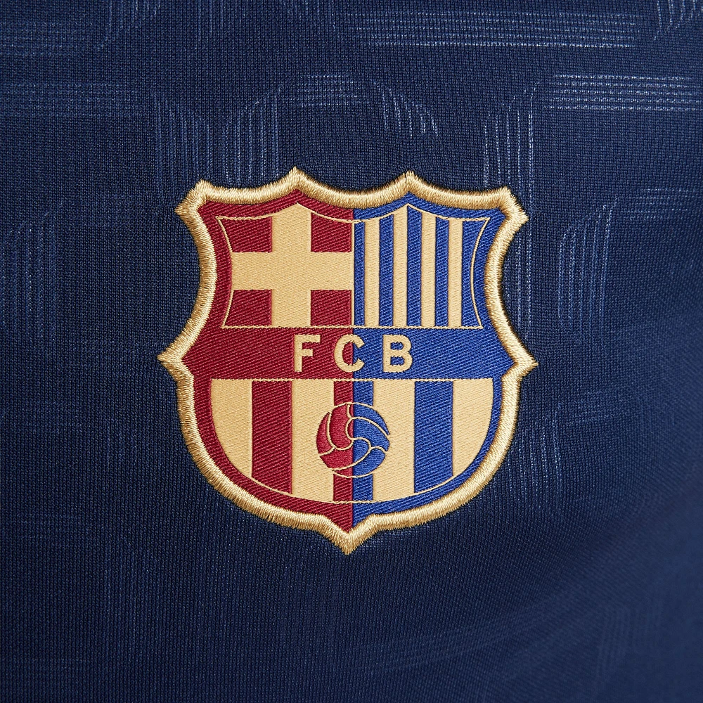 Youth Nike Navy Barcelona 2024/25 Pre-Match Top