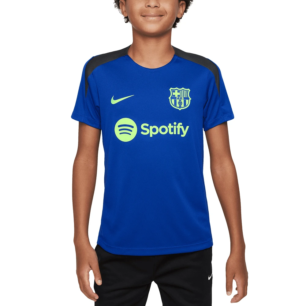 Haut Nike Royal Barcelona 2024/25 Third Strike pour enfant