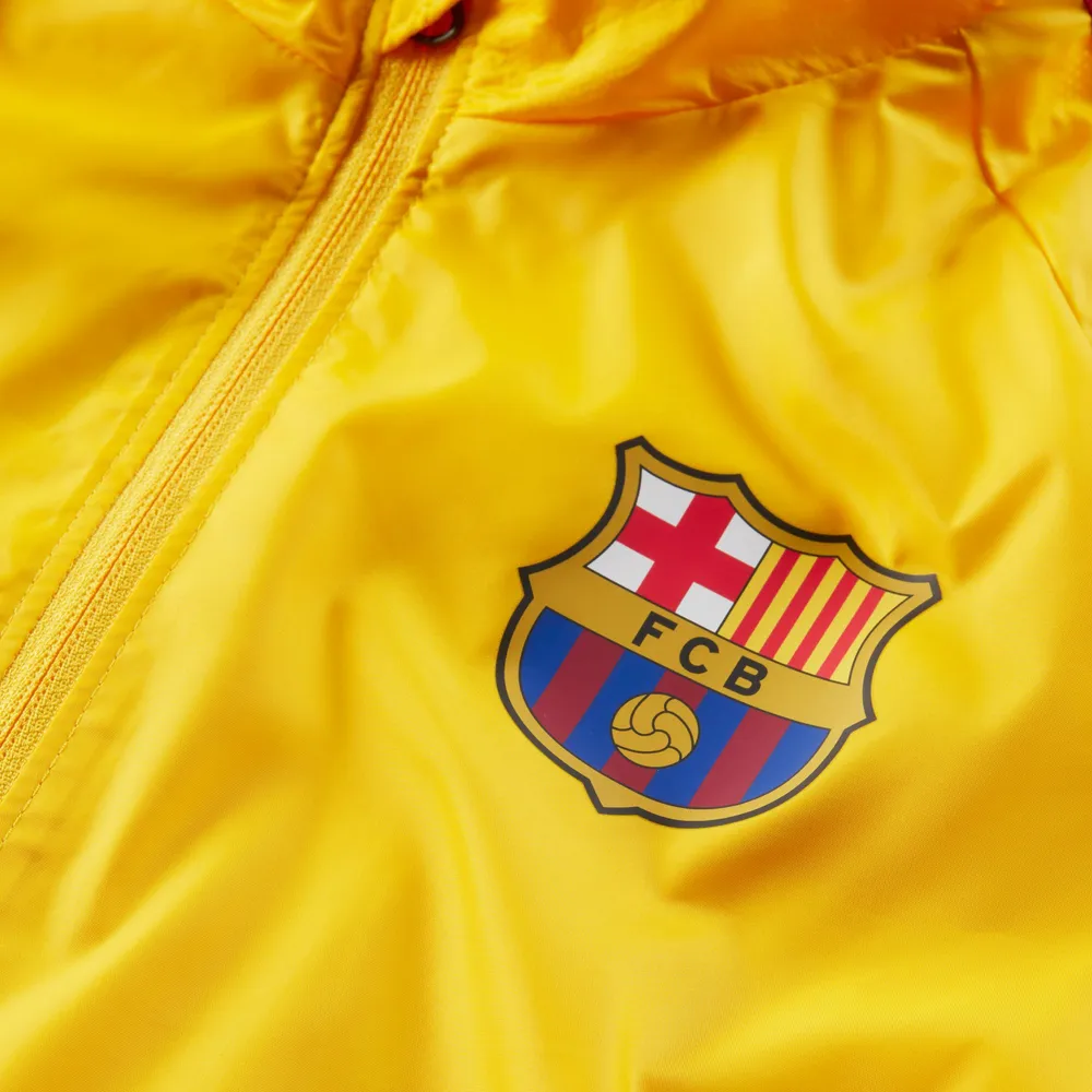 Youth Nike Yellow Barcelona Academy AWF Raglan Full-Zip Jacket