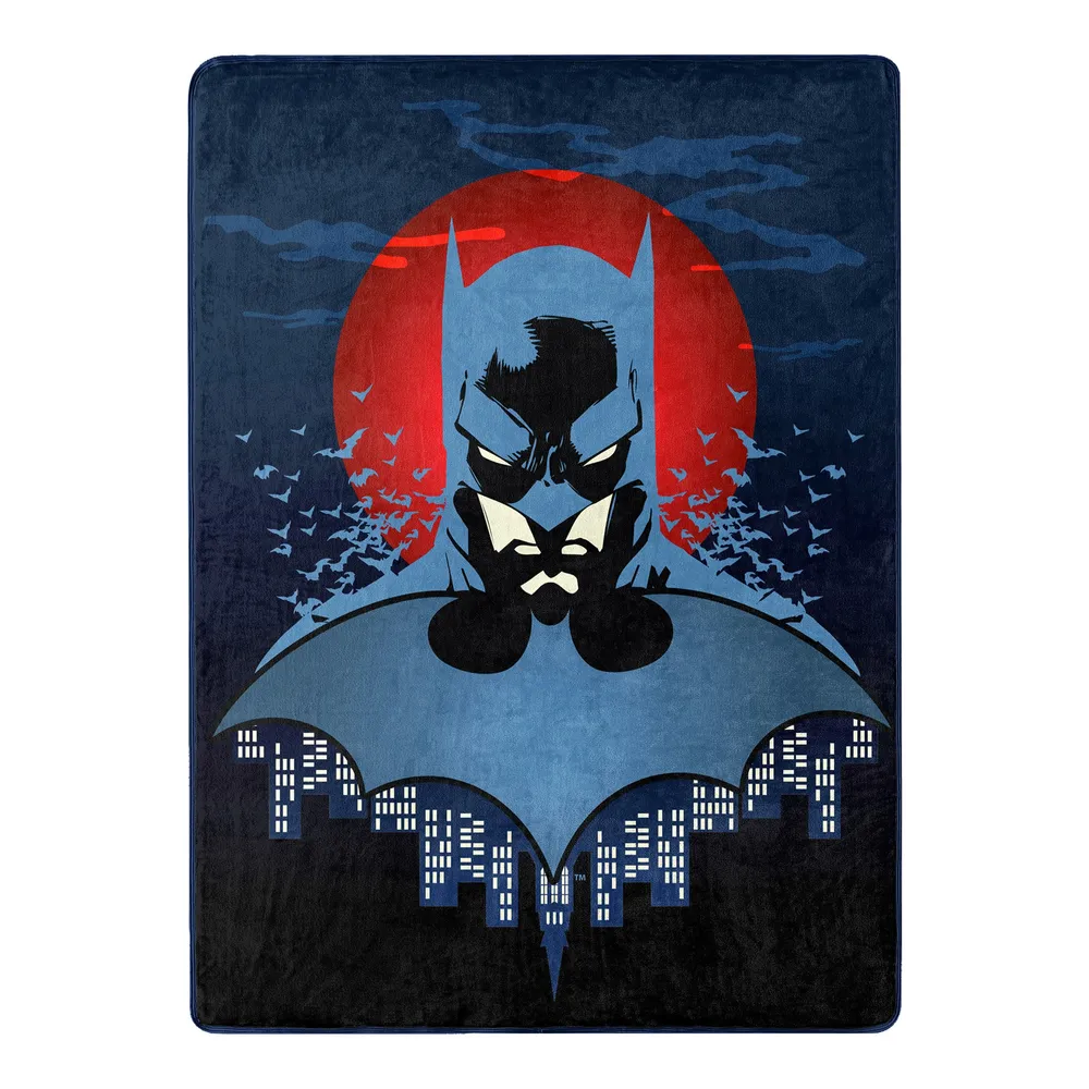 Batman Adult Comfy Silk Touch Throw Blanket