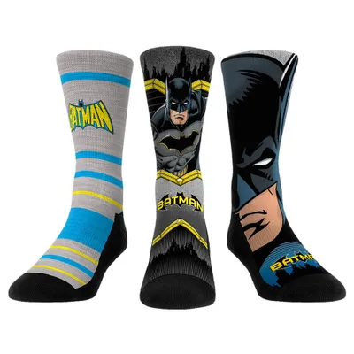 Batman Rock Em Socks Unisex Three-Pack Crew Set