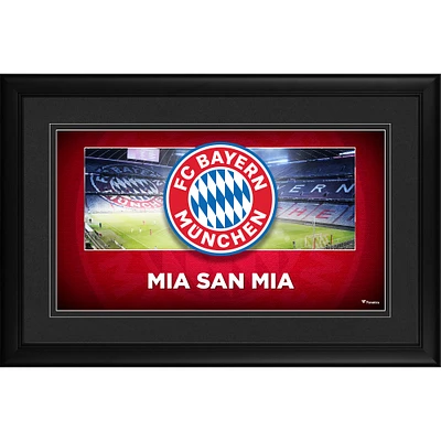 Bayern Munich Framed 10" x 18" Team Logo Panoramic Photograph