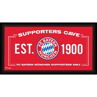 Bayern Munich Framed 10" x 20" Supporters Cave Collage