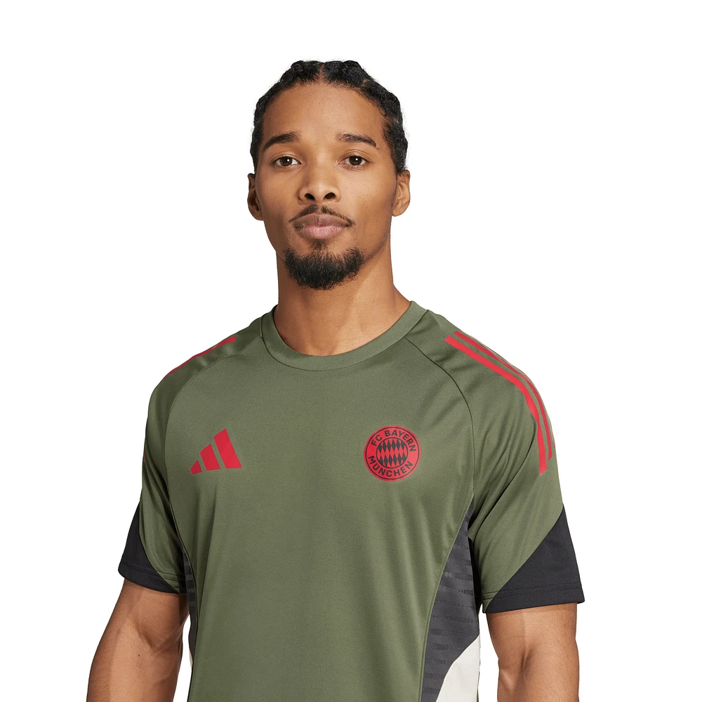 Maillot d'entraînement adidas Olive Bayern Munich 2025/26 pour homme