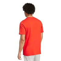 Men's adidas  Red Bayern Munich Three-Stripe Wordmark T-Shirt