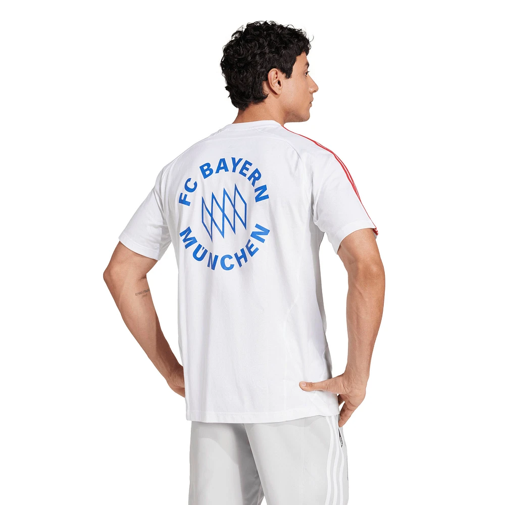 T-shirt adidas blanc Bayern Munich 2024/25 Urban Purist pour homme
