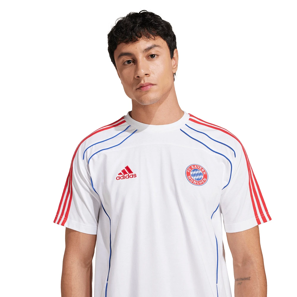T-shirt adidas blanc Bayern Munich 2024/25 Urban Purist pour homme