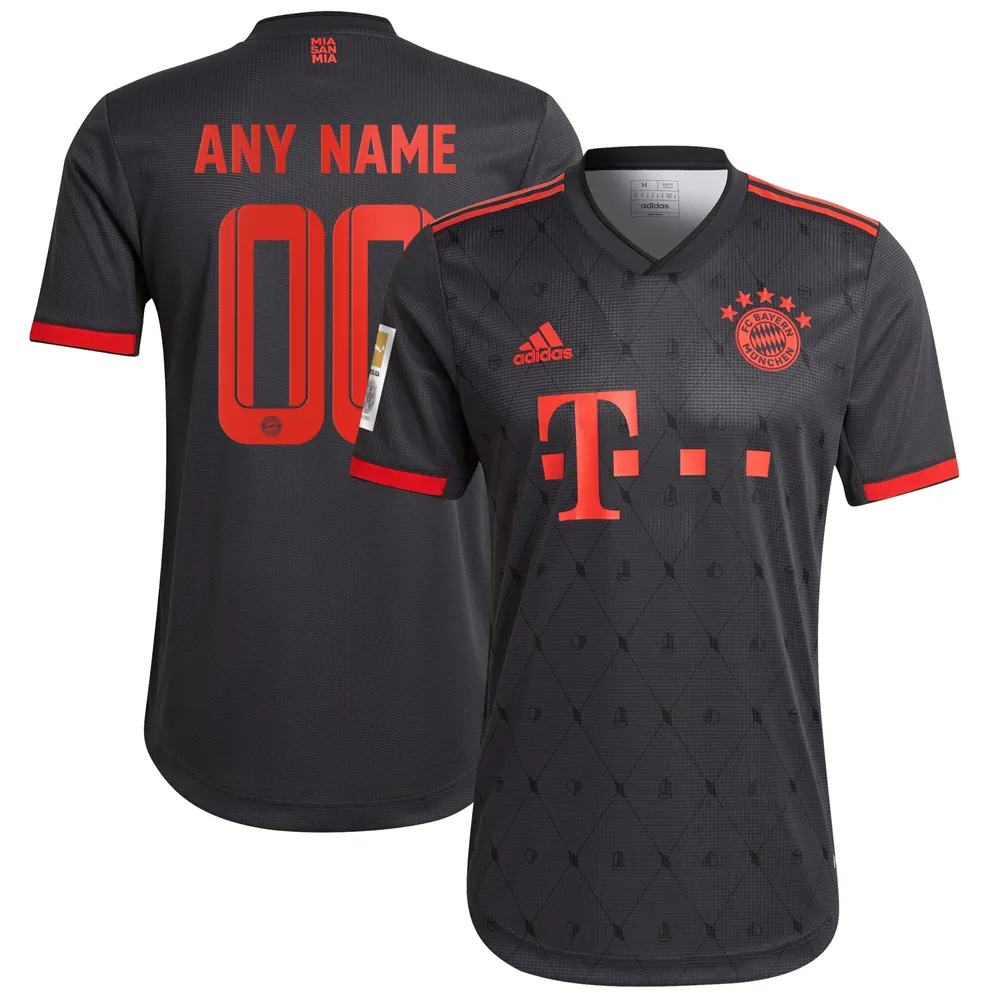 Especialmente tono Repegar Lids Bayern Munich adidas 2022/23 Third Authentic Custom Jersey - Charcoal  | Brazos Mall