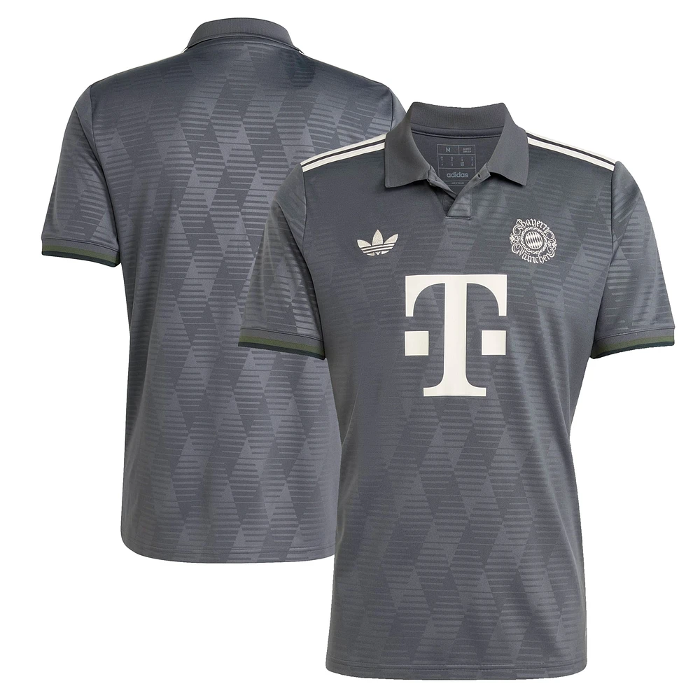 Maillot adidas pour homme gris Bayern Munich 2024/25 Wiesn Replica