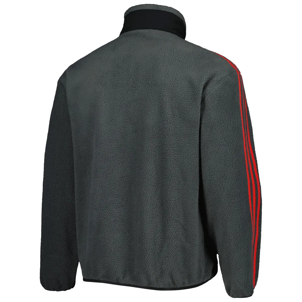 Men's adidas Gray Bayern Munich Lifestyler Fleece Full-Zip Jacket