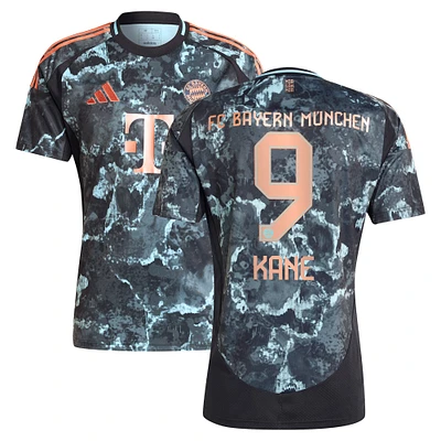 Maillot de joueur réplique adidas Harry Kane noir Bayern Munich 2024/25 extérieur pour homme