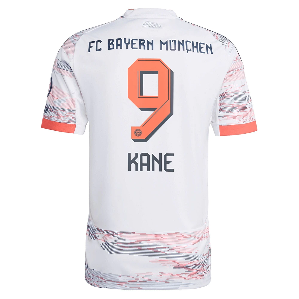 Maillot réplique extérieur adidas Harry Kane blanc Bayern Munich 2025/26 pour homme