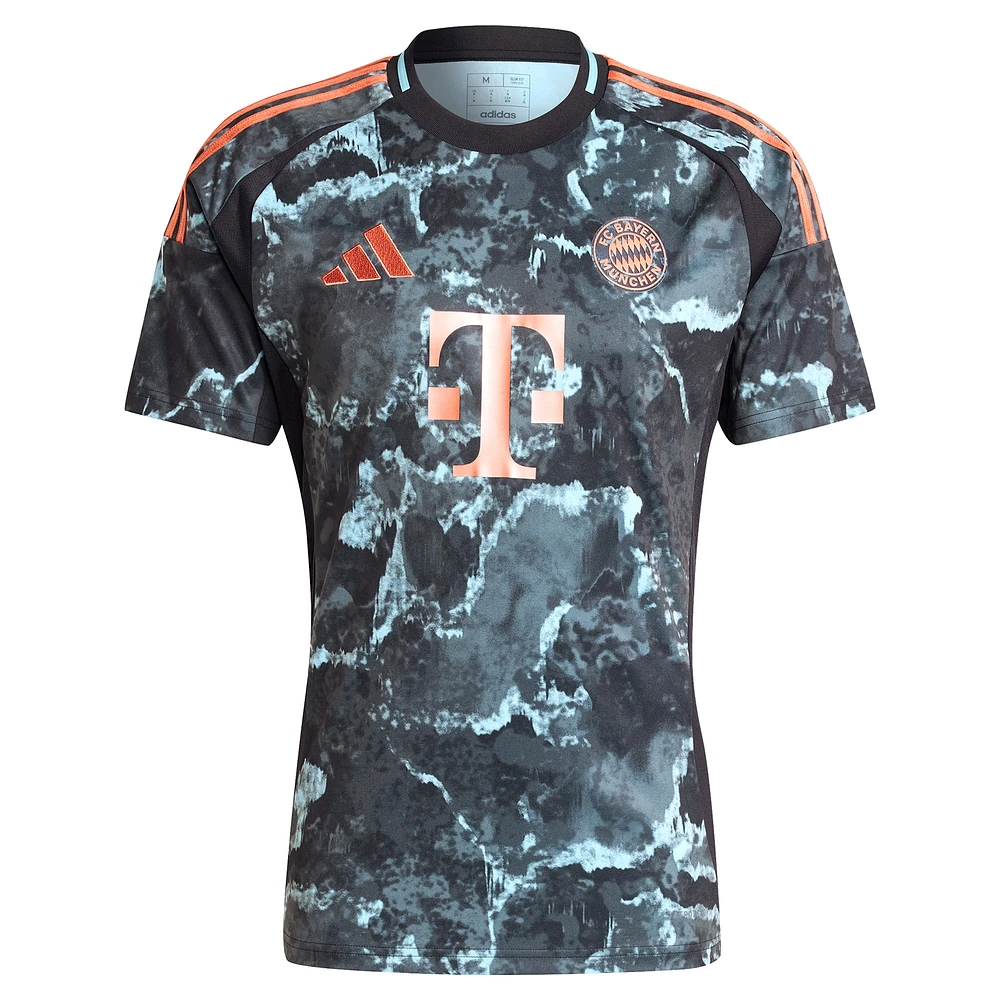 Maillot de joueur adidas Jamal Musiala noir Bayern Munich 2024/25 extérieur réplique pour homme