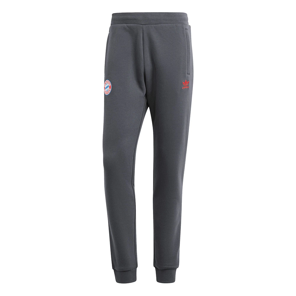 Men's adidas Originals  Charcoal Bayern Munich Essentials Pants