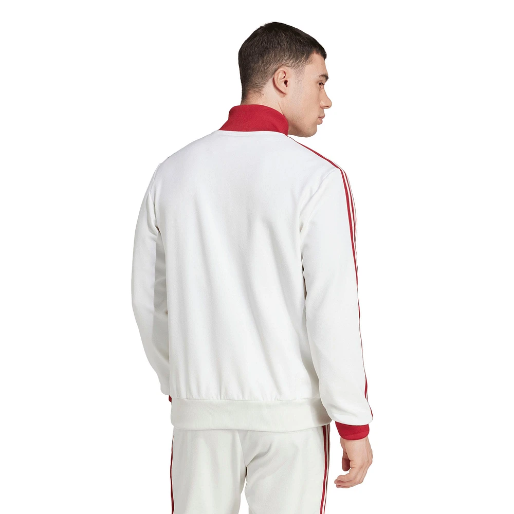 Men's adidas Originals  White Bayern Munich 125th Anniversary Culturewear Full-Zip Track Jacket