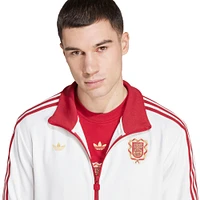 Men's adidas Originals  White Bayern Munich 125th Anniversary Culturewear Full-Zip Track Jacket