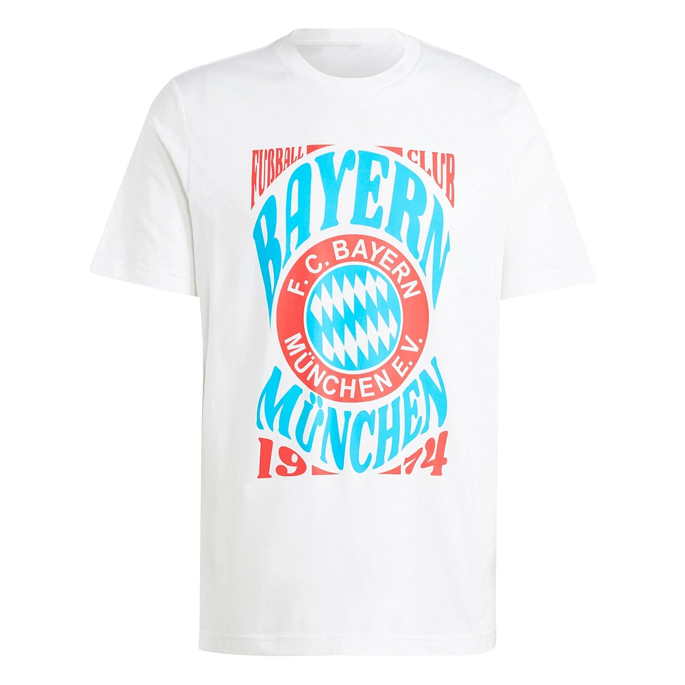 T-shirt adidas Originals Bayern Munich Energy Drop blanc pour homme