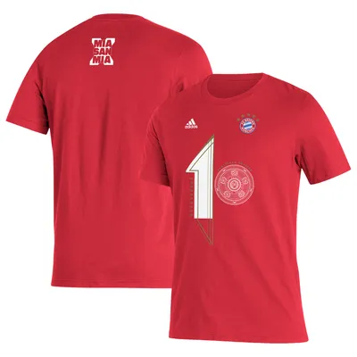 Bayern Munich adidas 2022 Deutscher Meister T-Shirt - Red