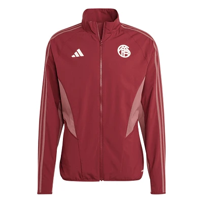 Veste Homme adidas Bayern Munich 2023/24 Anthem Full-Zip Rouge