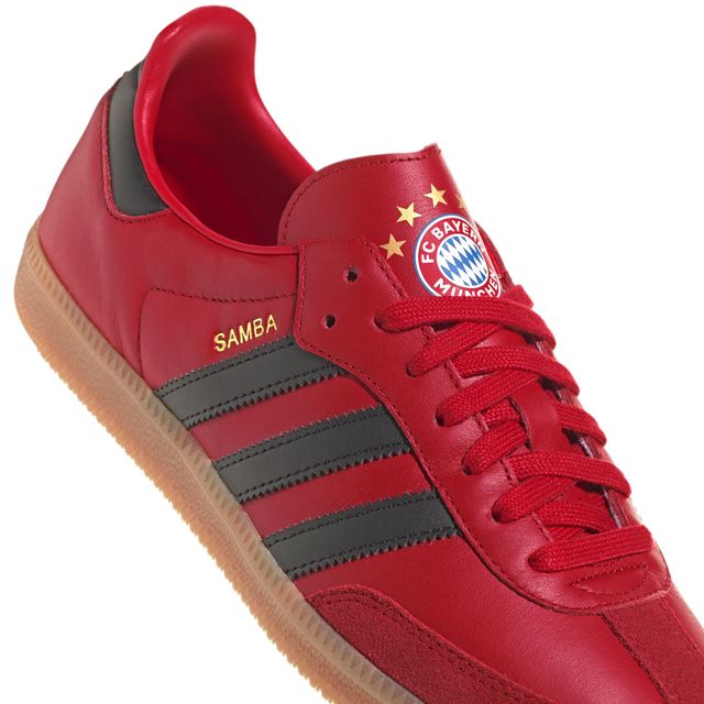 proteína Bienes mayoria Adidas Men's adidas Red Bayern Munich Team Samba Shoes | Bayshore Shopping  Centre