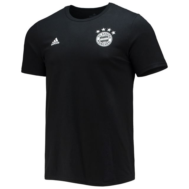 T-shirt adidas Serge Gnabry pour homme noir avec nom et numéro d'amplificateur du Bayern Munich