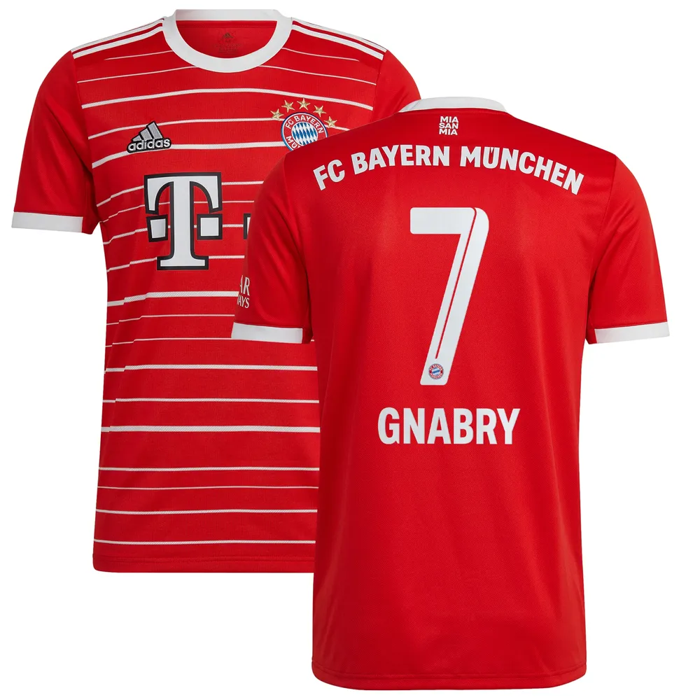 Lids Serge Gnabry Bayern Munich adidas 2022/23 Home Replica Player Jersey | Brazos