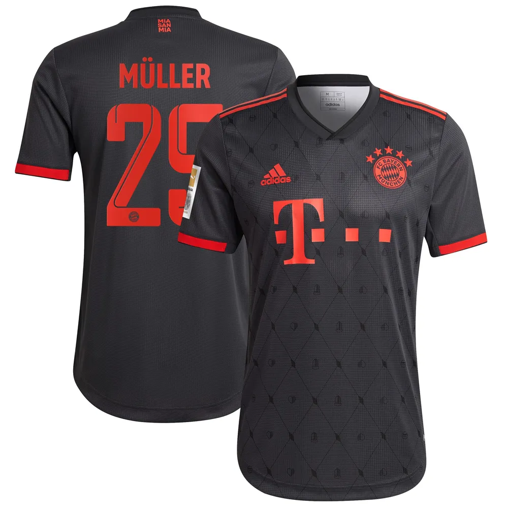 een keer overtuigen minimum Lids Thomas Müller Bayern Munich adidas 2022/23 Third Authentic Player  Jersey - Charcoal | Green Tree Mall