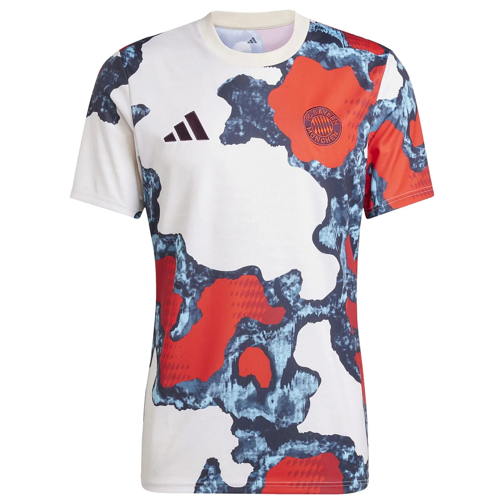 Men's adidas White Bayern Munich 2024/25 Pre-Match Top