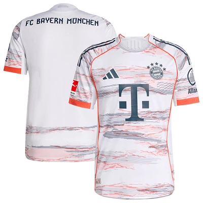Men's adidas  White Bayern Munich 2025/26 Away Authentic Jersey