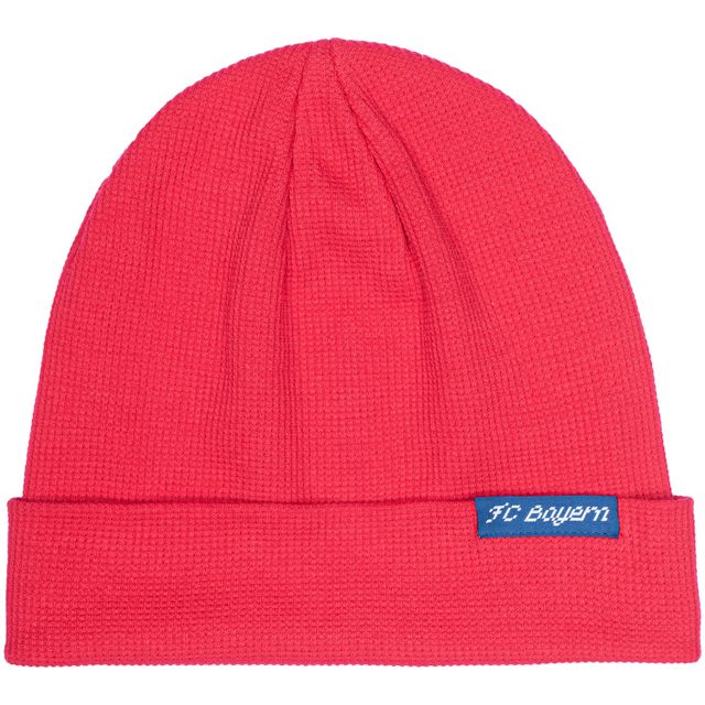 Bonnet homme rouge Bayern Munich 3000 en tricot à revers