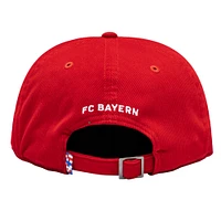 Casquette réglable rouge Bayern Munich Snow Beach pour homme