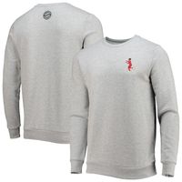 Men's Serge Gnabry Heathered Gray Bayern Munich Hands of God Sweatshirt